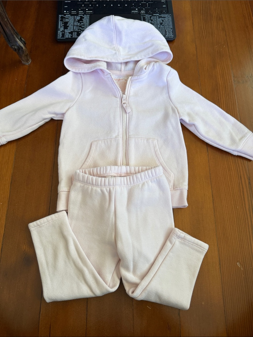 Cat & Jack Light Pink Hoodie & Joggers Set